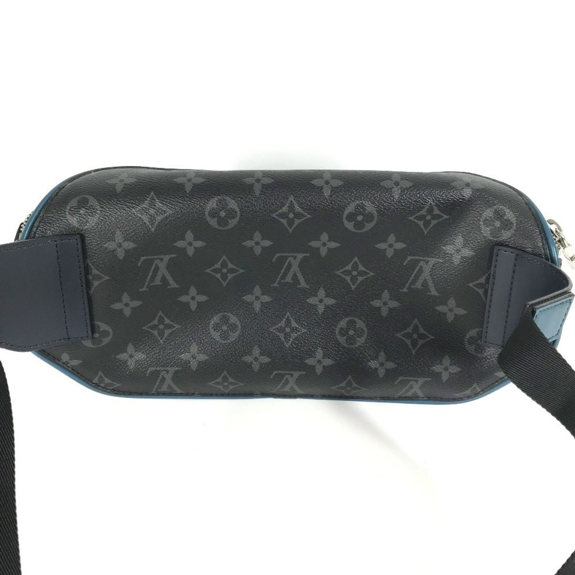 Louis Vuitton Blue Monogram Eclipse Navy Monogram Eclipse Epi Leather Fanny Pack Shoulder Bag (Pre-Owned)
