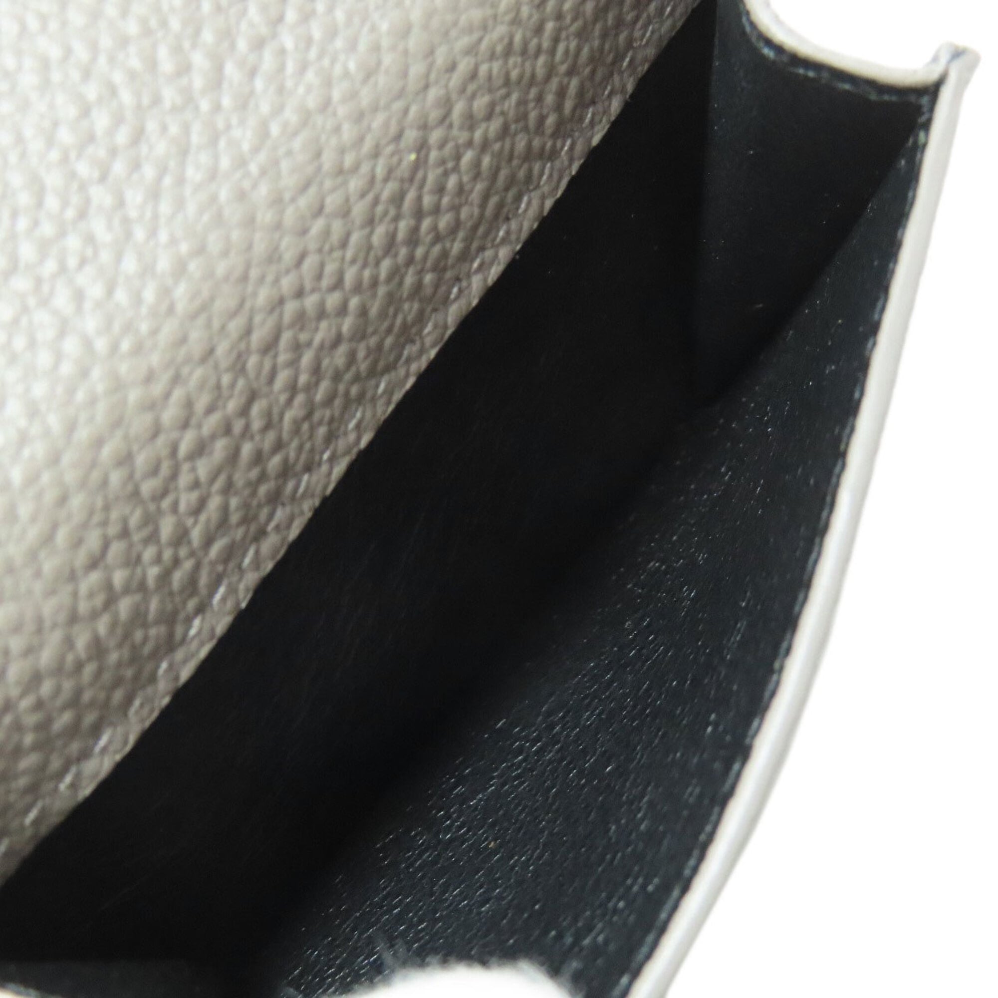 Saint Laurent Gray Leather Wallet (Tri-Fold) (Pre-Owned)