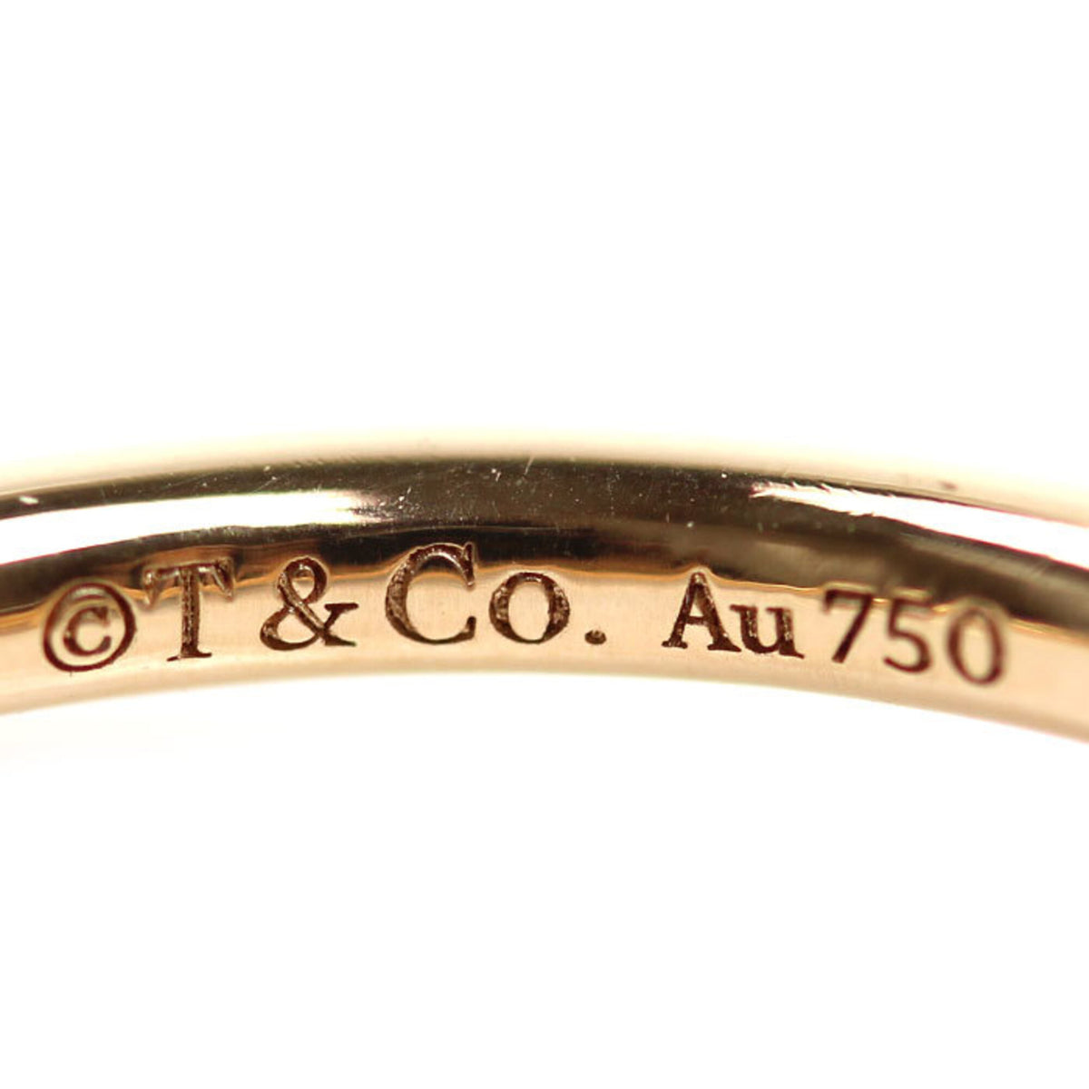 Tiffany Pink Gold (18K) Band Ring (Pre-Owned)
