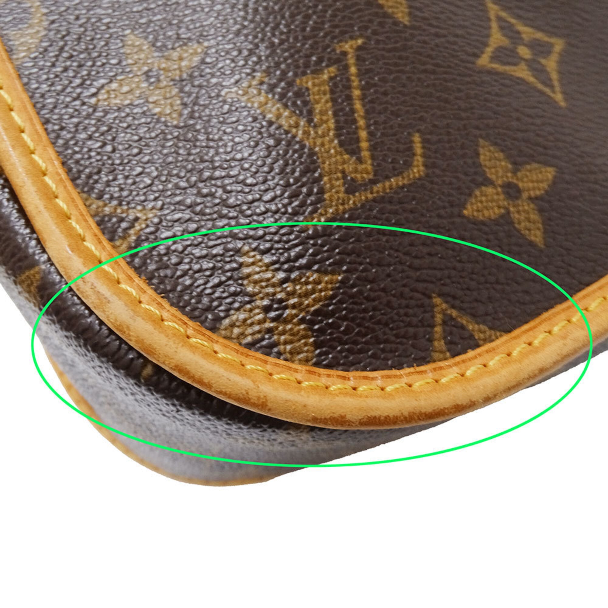 Louis Vuitton Brown Monogram Canvas Messenger Bag Shoulder Bag (Pre-Owned)