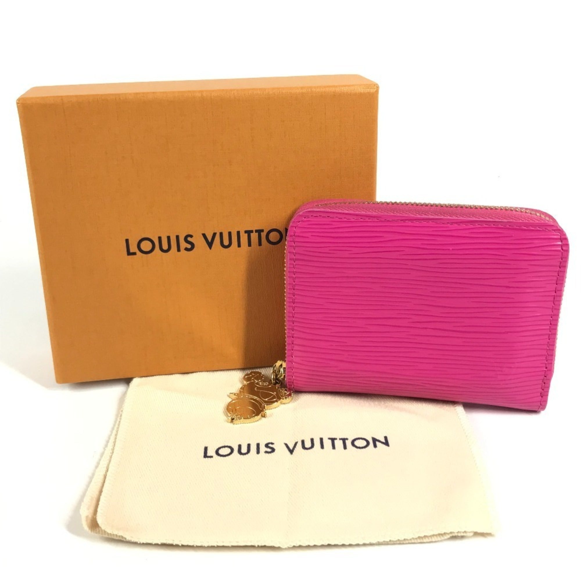 Louis Vuitton Epi Pink Epi Leather Coin Purse/Coin Case (Pre-Owned)