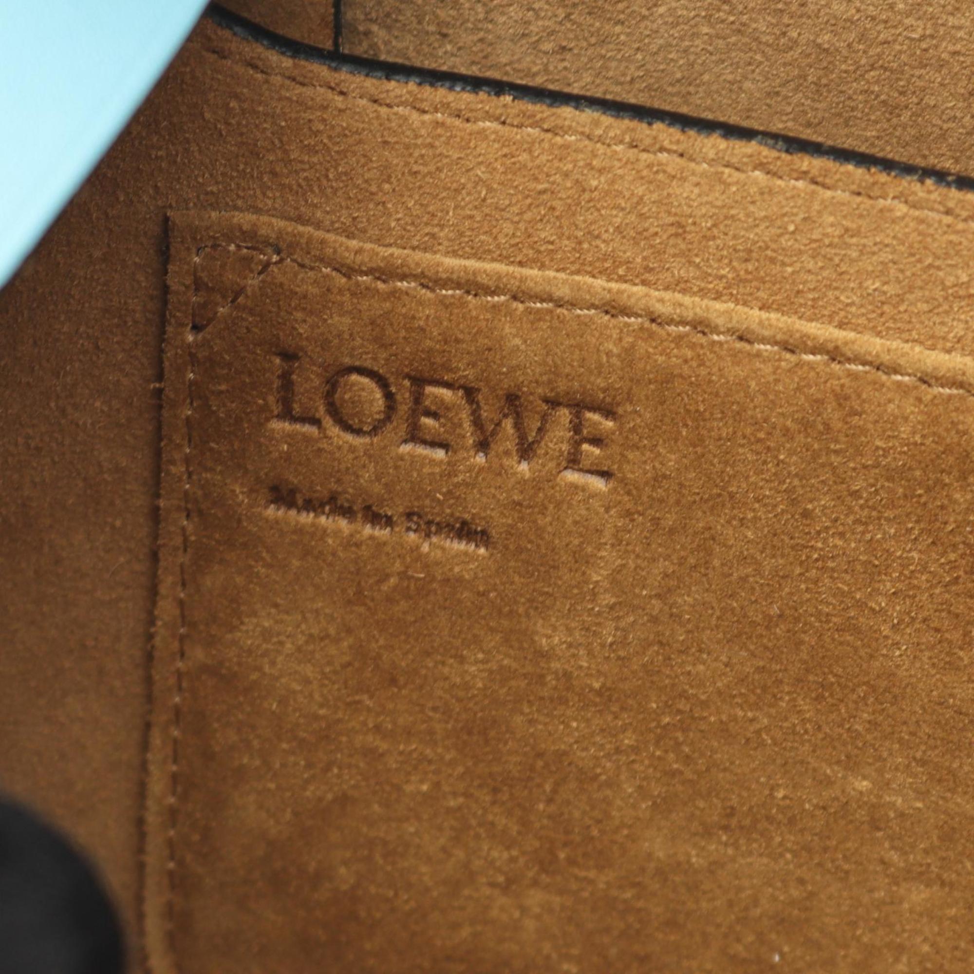 Loewe Black Blue Leather Shoulder Bag (Pre-Owned)