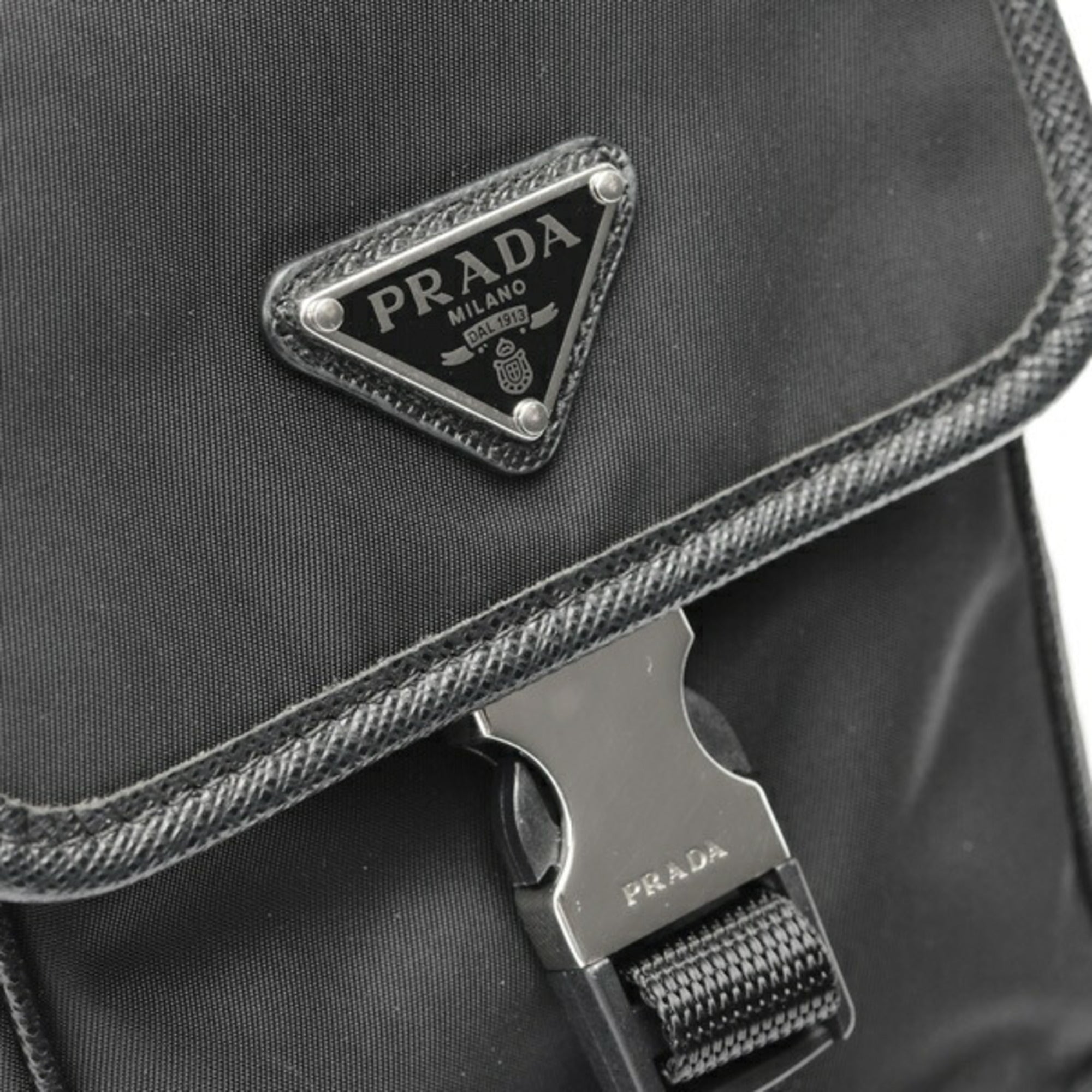 Prada Black Nylon Phone Wallet (Pre-Owned)