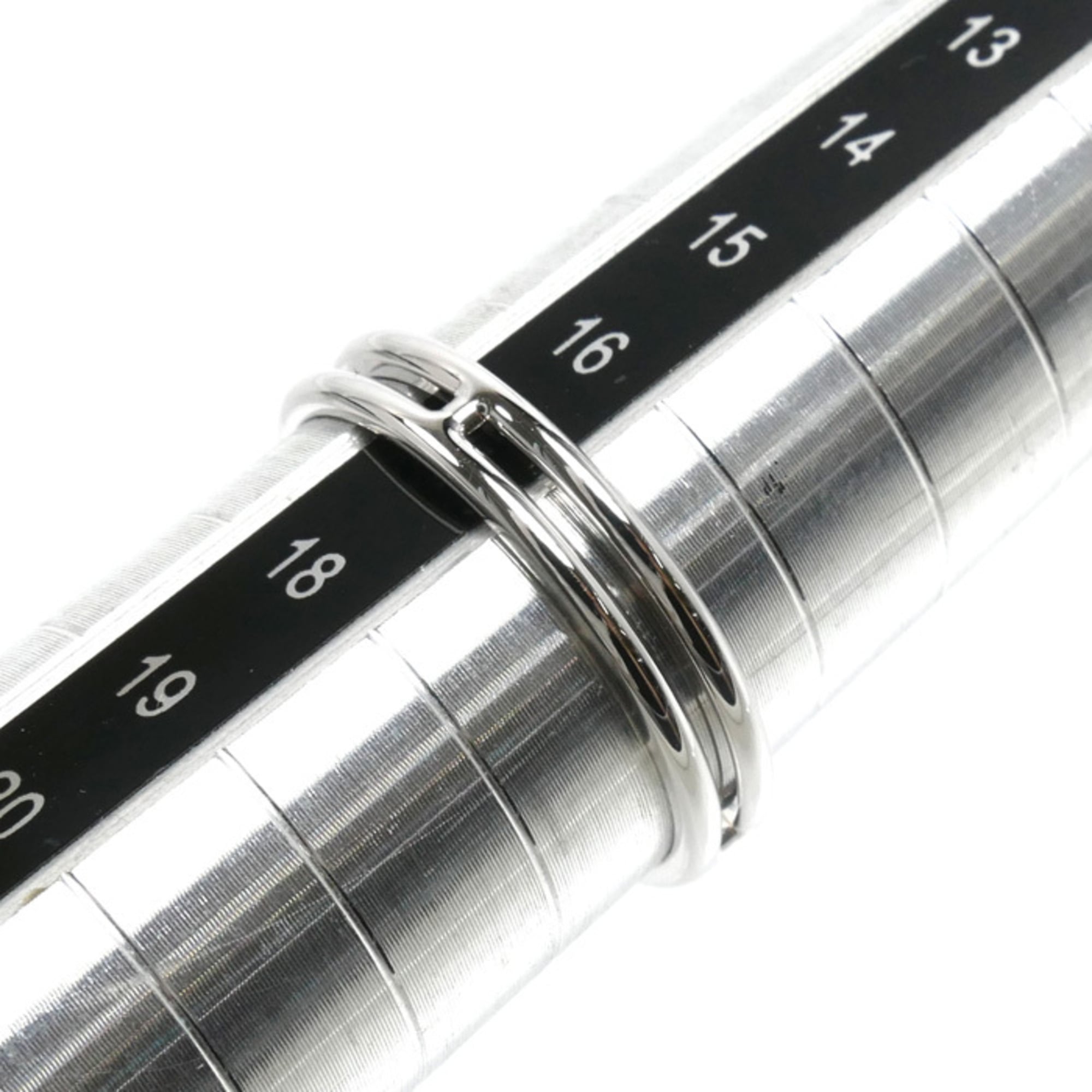 Hermes White Gold (18K) Band Ring (Pre-Owned)