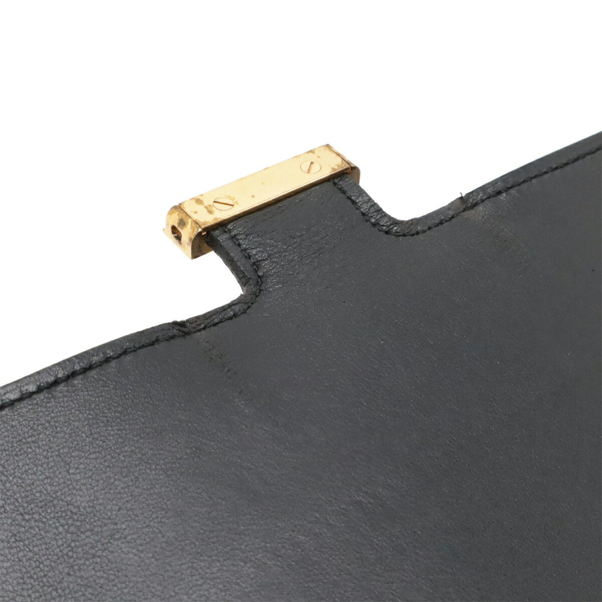 Hermes Constance Black Epsom Leather Long Wallet (Bi-Fold) (Pre-Owned)