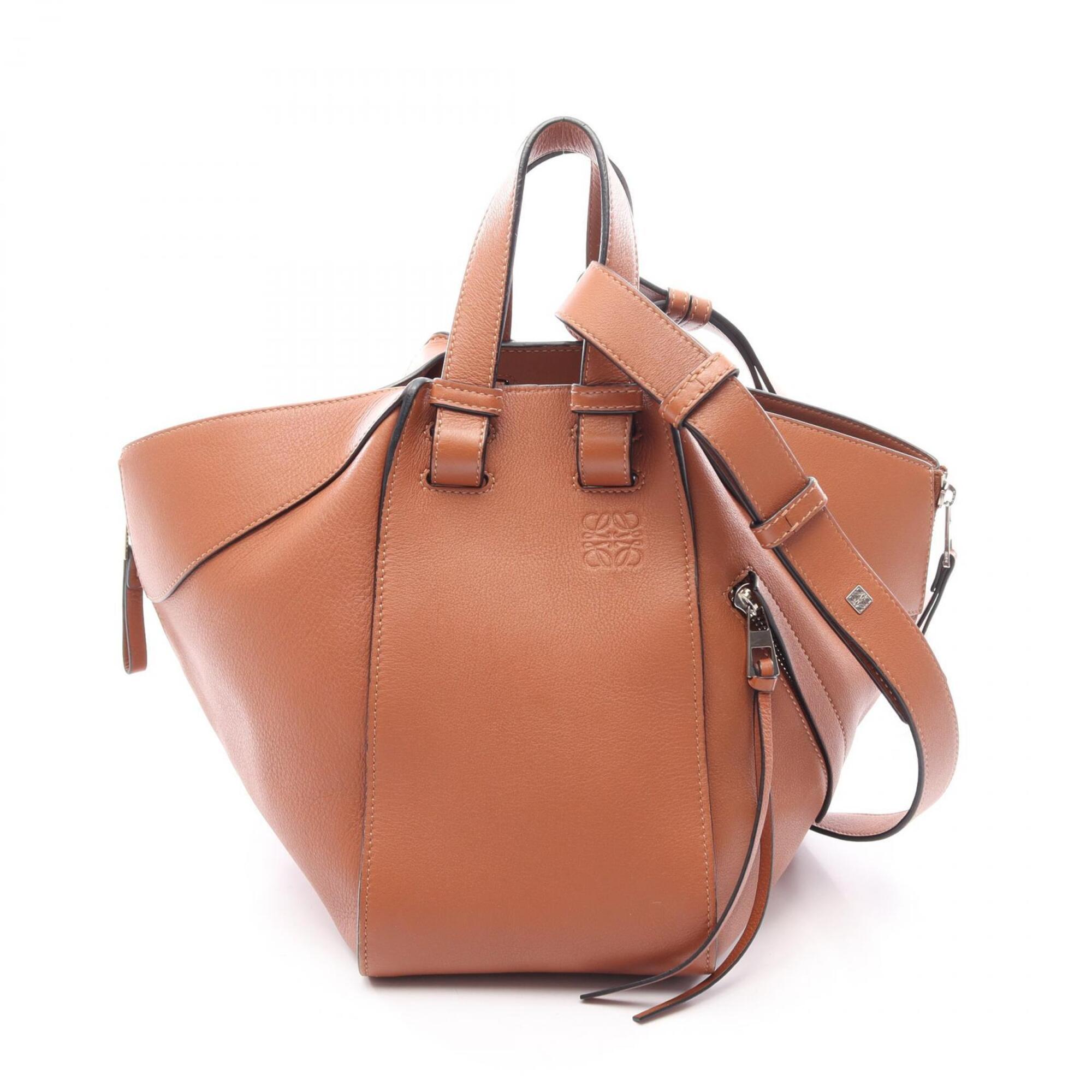 Loewe Hammock Brown Leather Handbag (Pre-Owned)