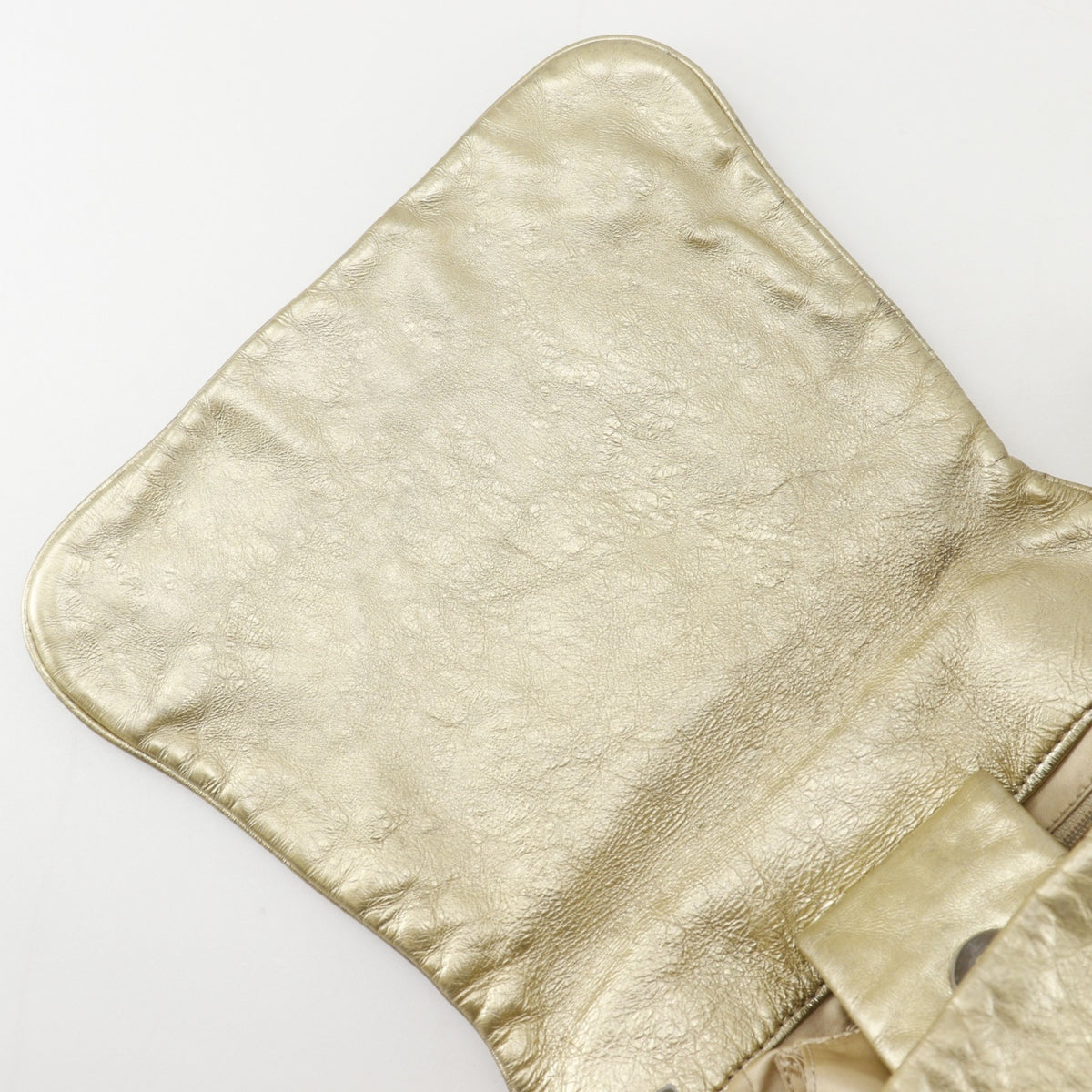 Chanel Gold Leather Shoulder Bag (Pre-Owned)