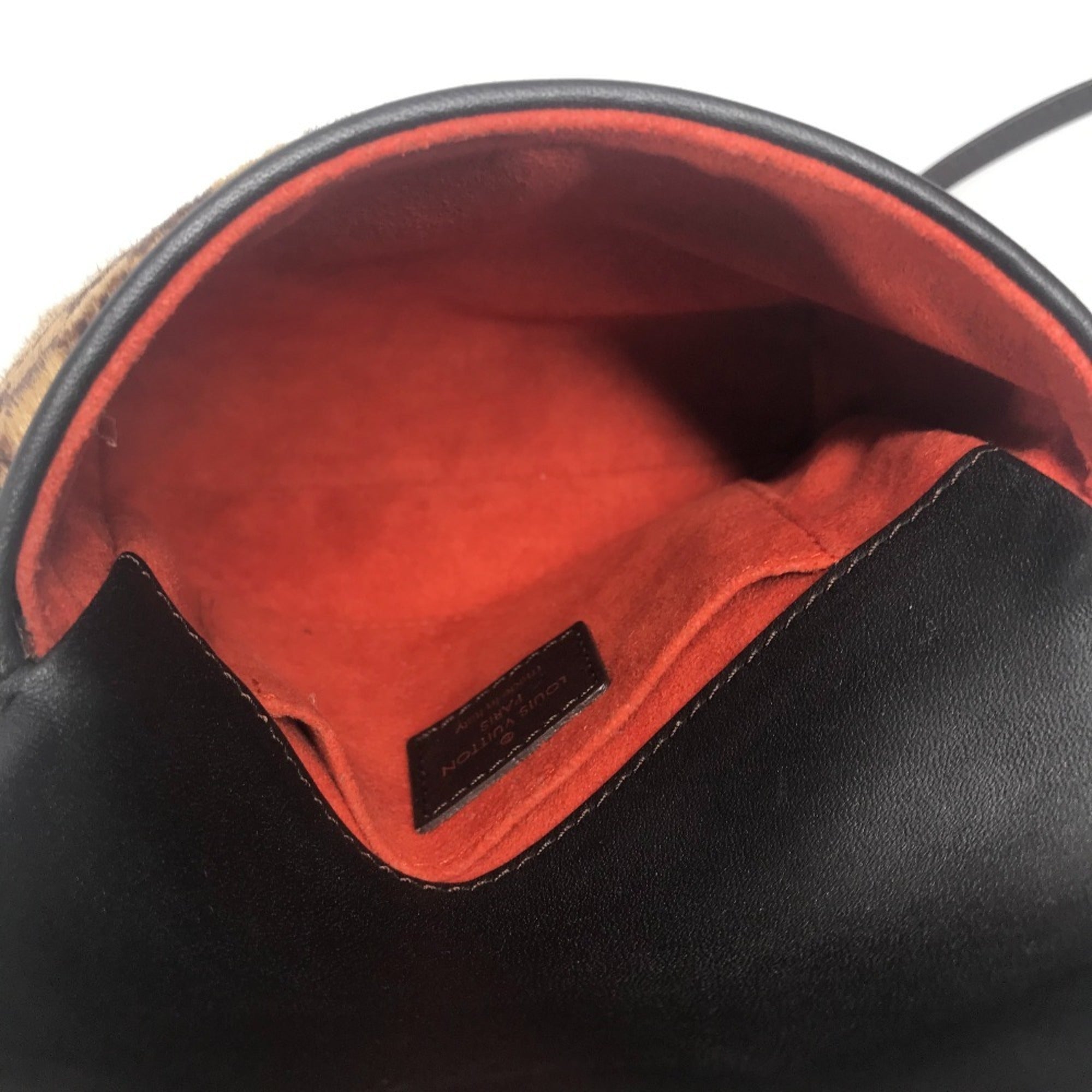Louis Vuitton Brown Ebene Leather Pochette Shoulder Bag (Pre-Owned)