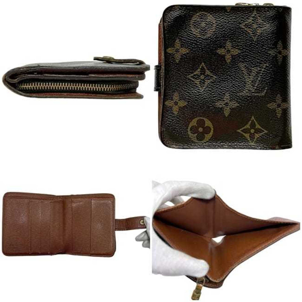 Louis Vuitton Brown Monogram Wallet (Bi-Fold) (Pre-Owned)