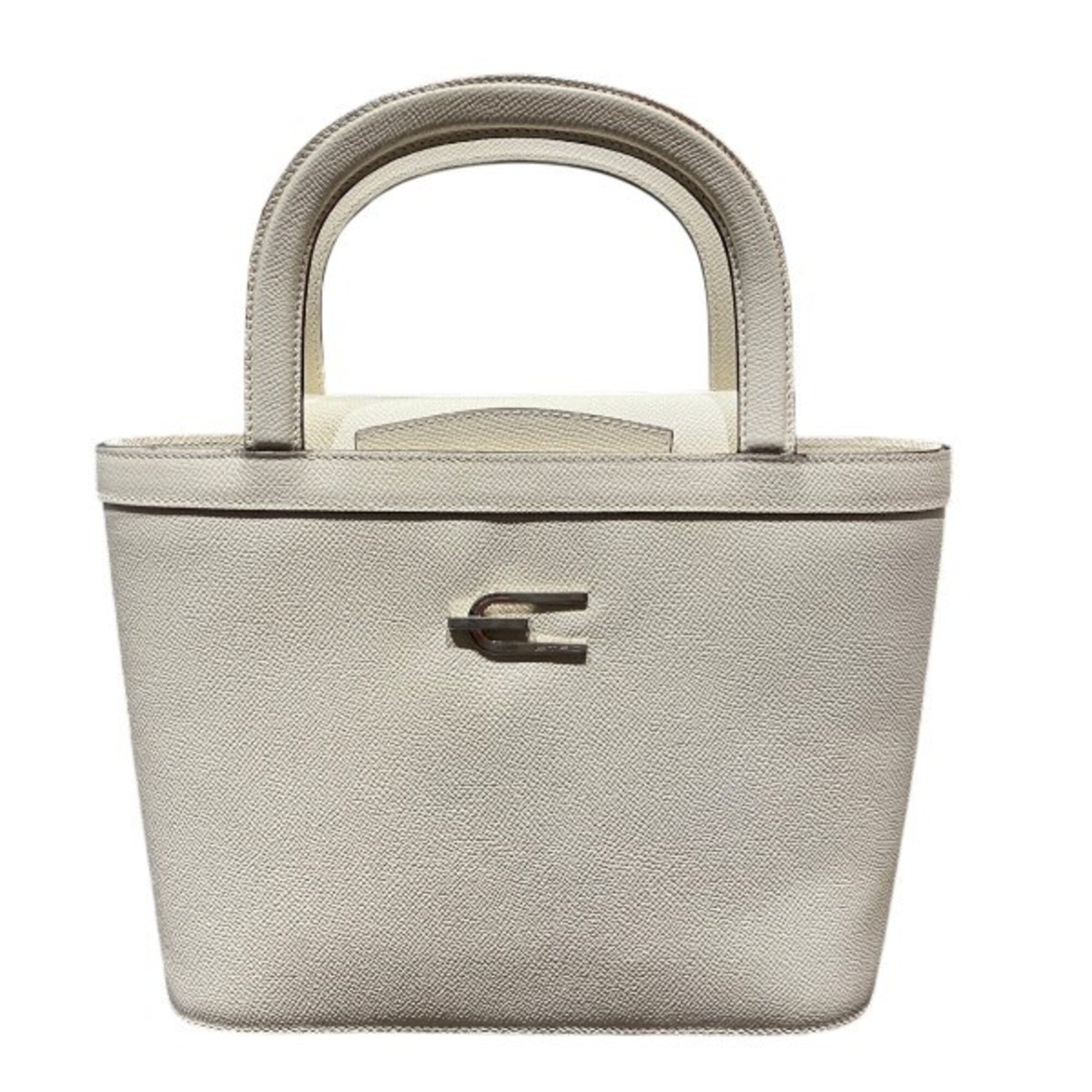 Etro Ivory Leather Handbag (Pre-Owned)