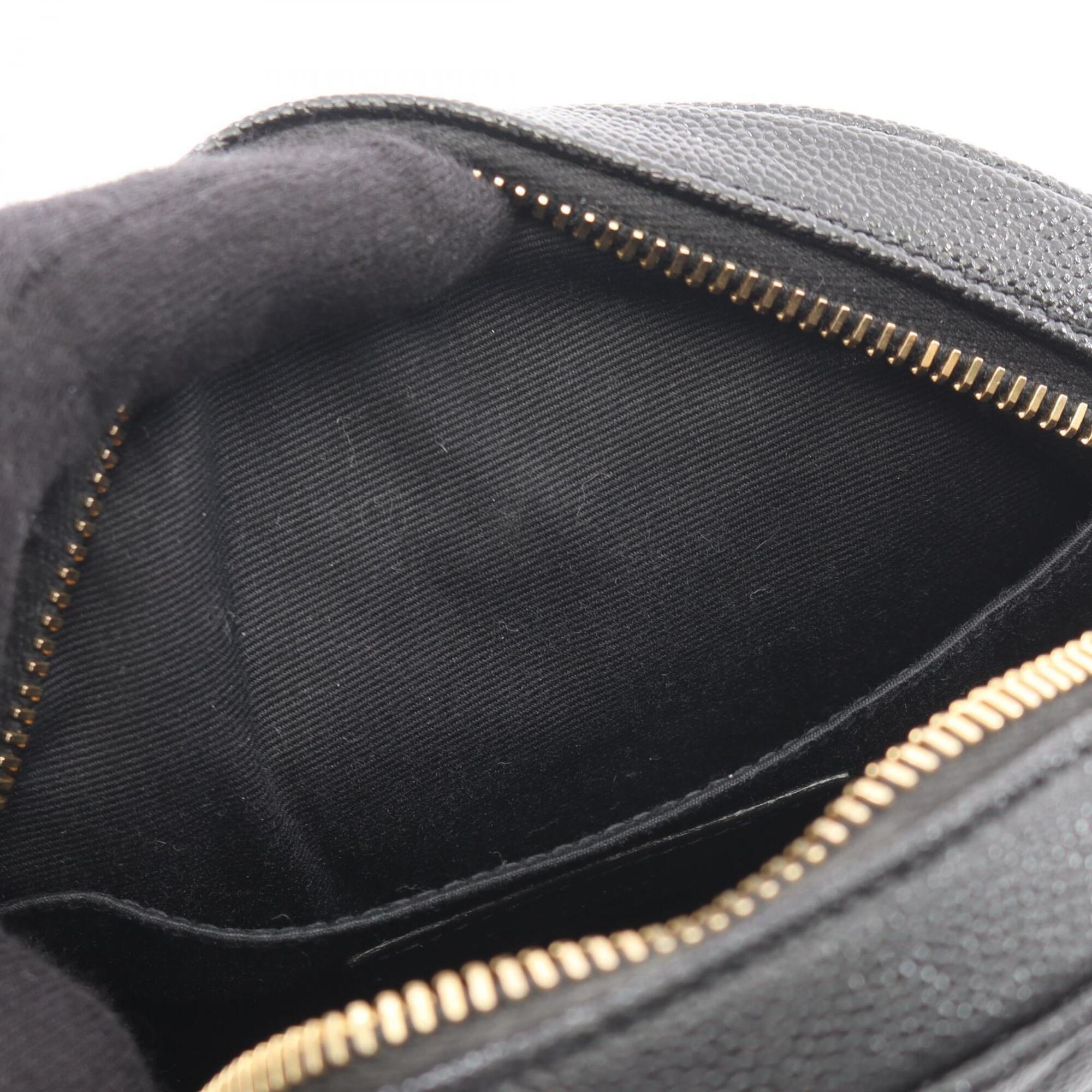 Yves Saint Laurent Black Leather Handbag Shoulder Bag (Pre-Owned)