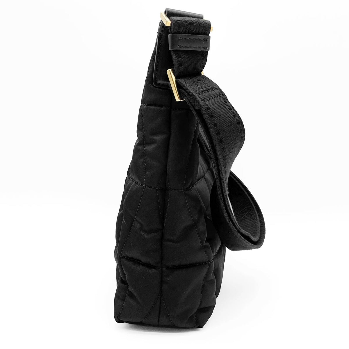 Versace Black Nylon Shoulder Bag (Pre-Owned)