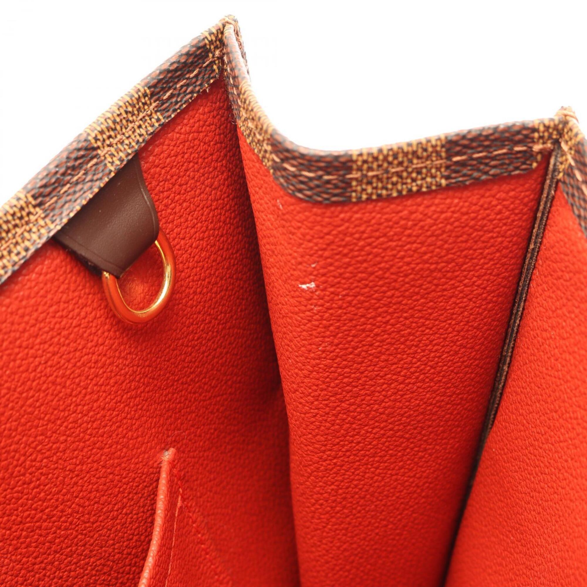 Louis Vuitton Brown Coated Canvas Pvc Leather Handbag Tote Bag (Pre-Owned)