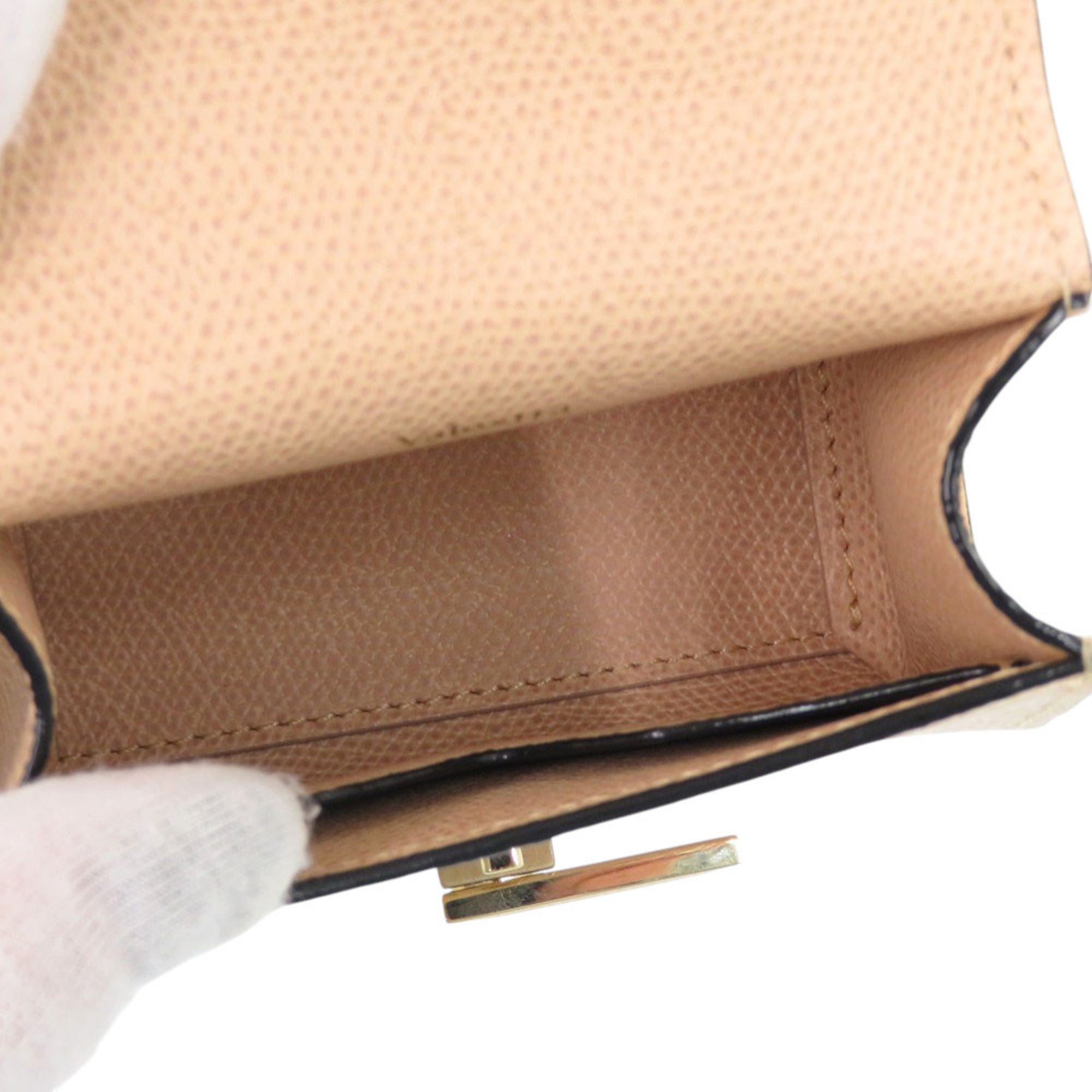 Valextra Beige Leather Handbag (Pre-Owned)