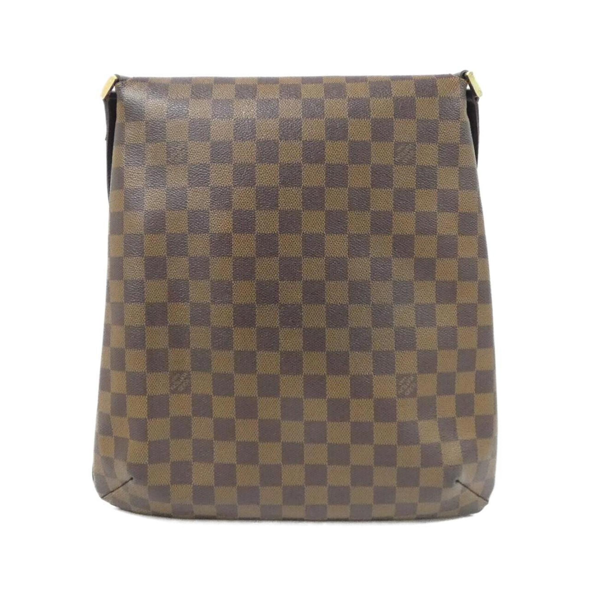 Louis Vuitton Brown Coated Canvas Shoulder Bag (Pre-Owned)