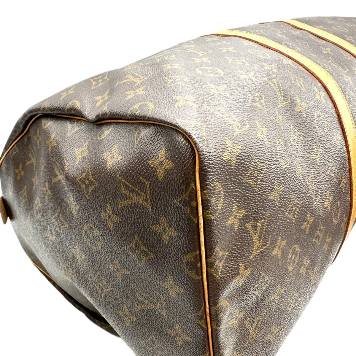 Louis Vuitton Brown Monogram Canvas Boston Bag (Pre-Owned)