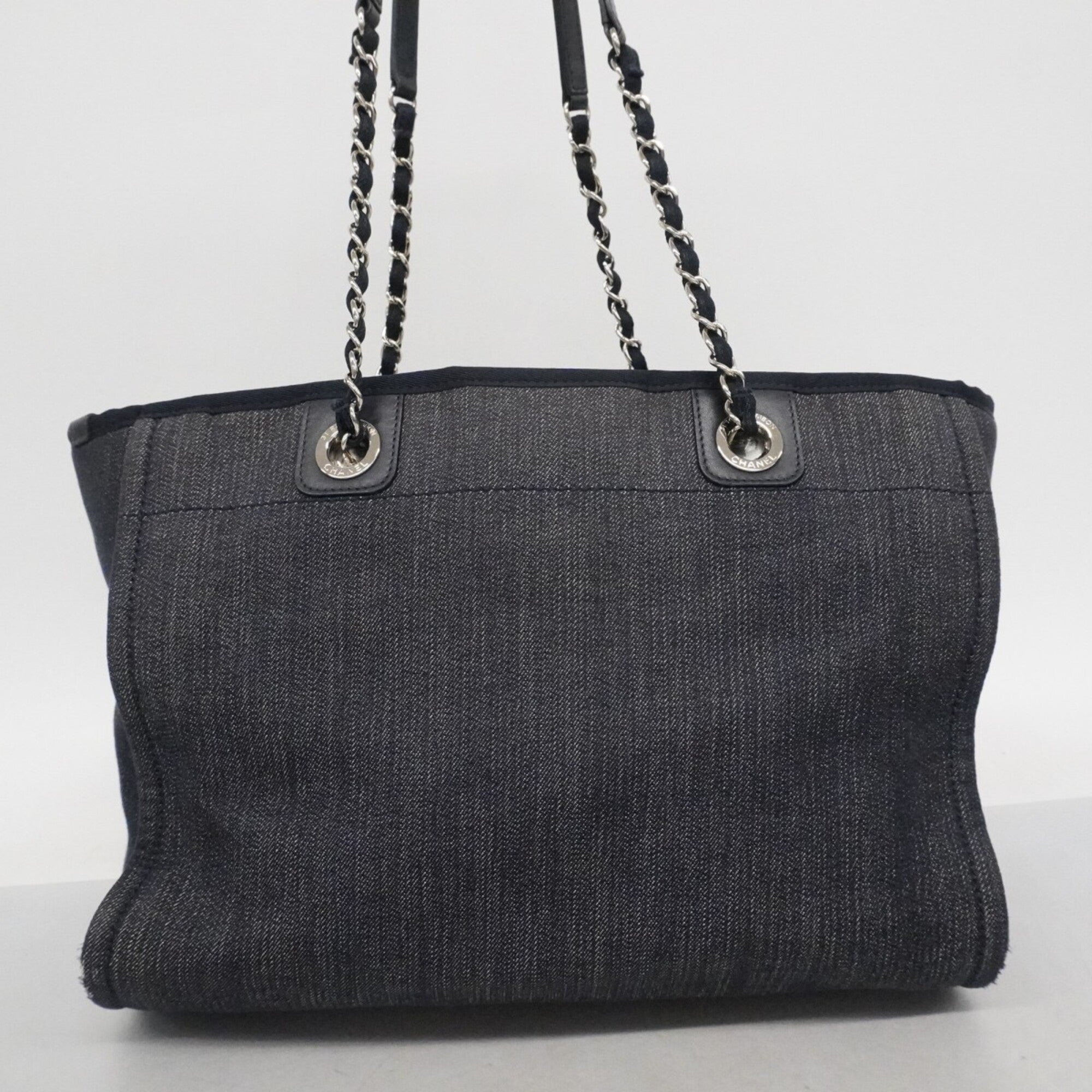 Chanel Blue Denim Tote Bag (Pre-Owned)