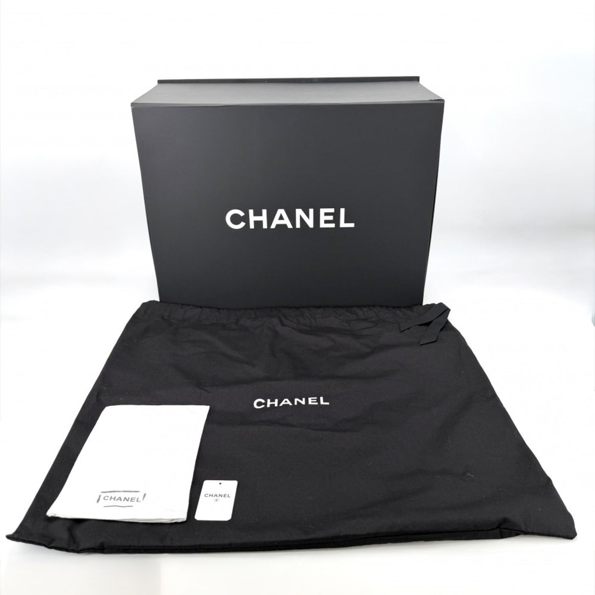 Chanel Blue Navy Grained Calfskin Handbag Shoulder Bag Tote Bag (Pre-Owned)
