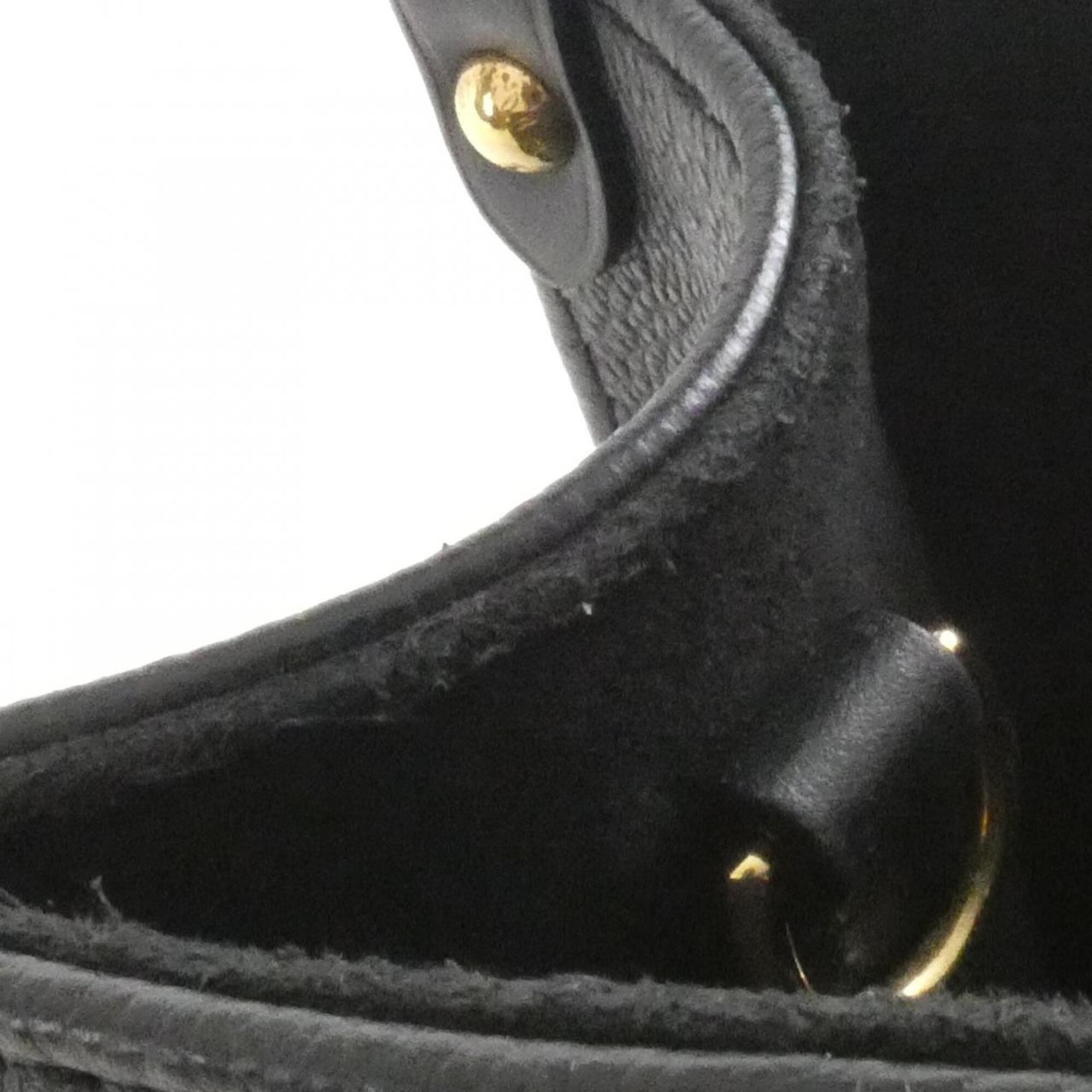 Louis Vuitton Black Monogram Empreinte Handbag (Pre-Owned)
