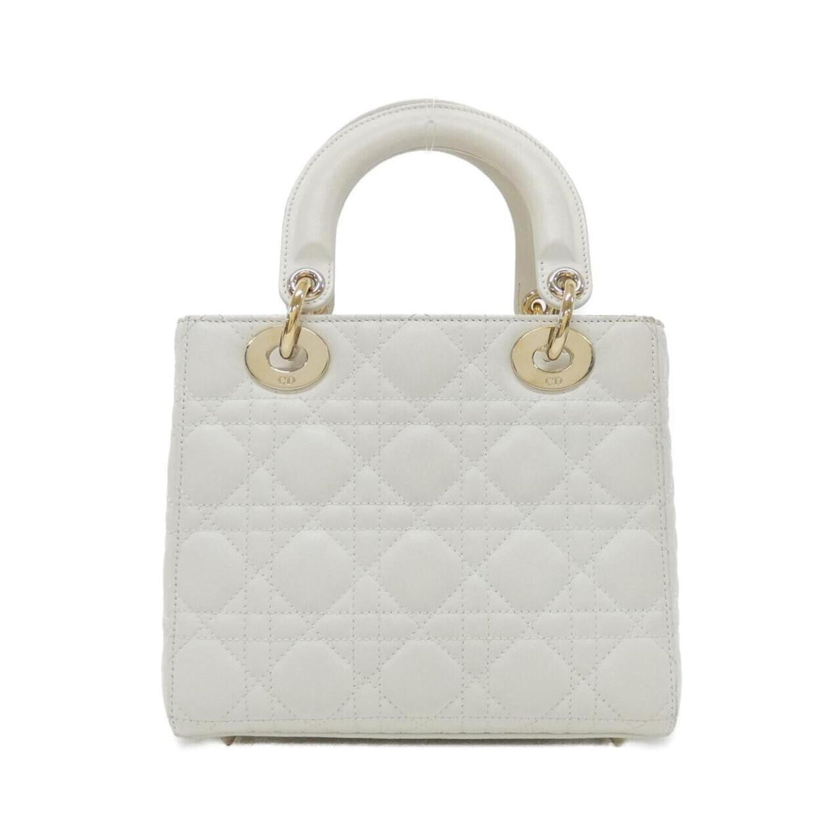 Christian Dior White Leather Handbag (Pre-Owned)