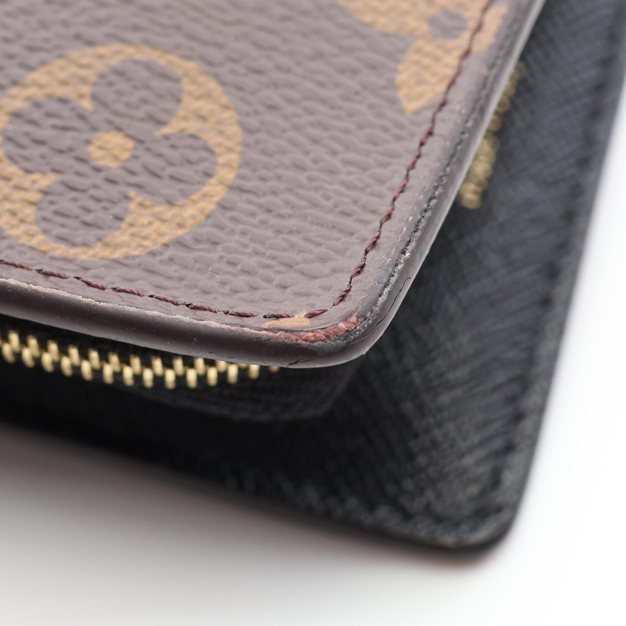Louis Vuitton Monogram Black Brown Monogram Wallet (Bi-Fold) (Pre-Owned)