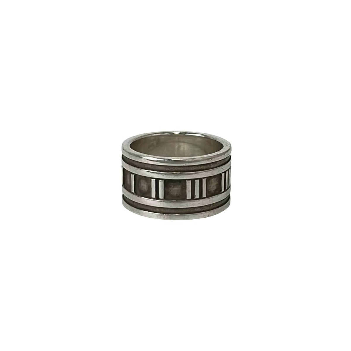 Tiffany Silver Silver 925 Band Ring (Pre-Owned)