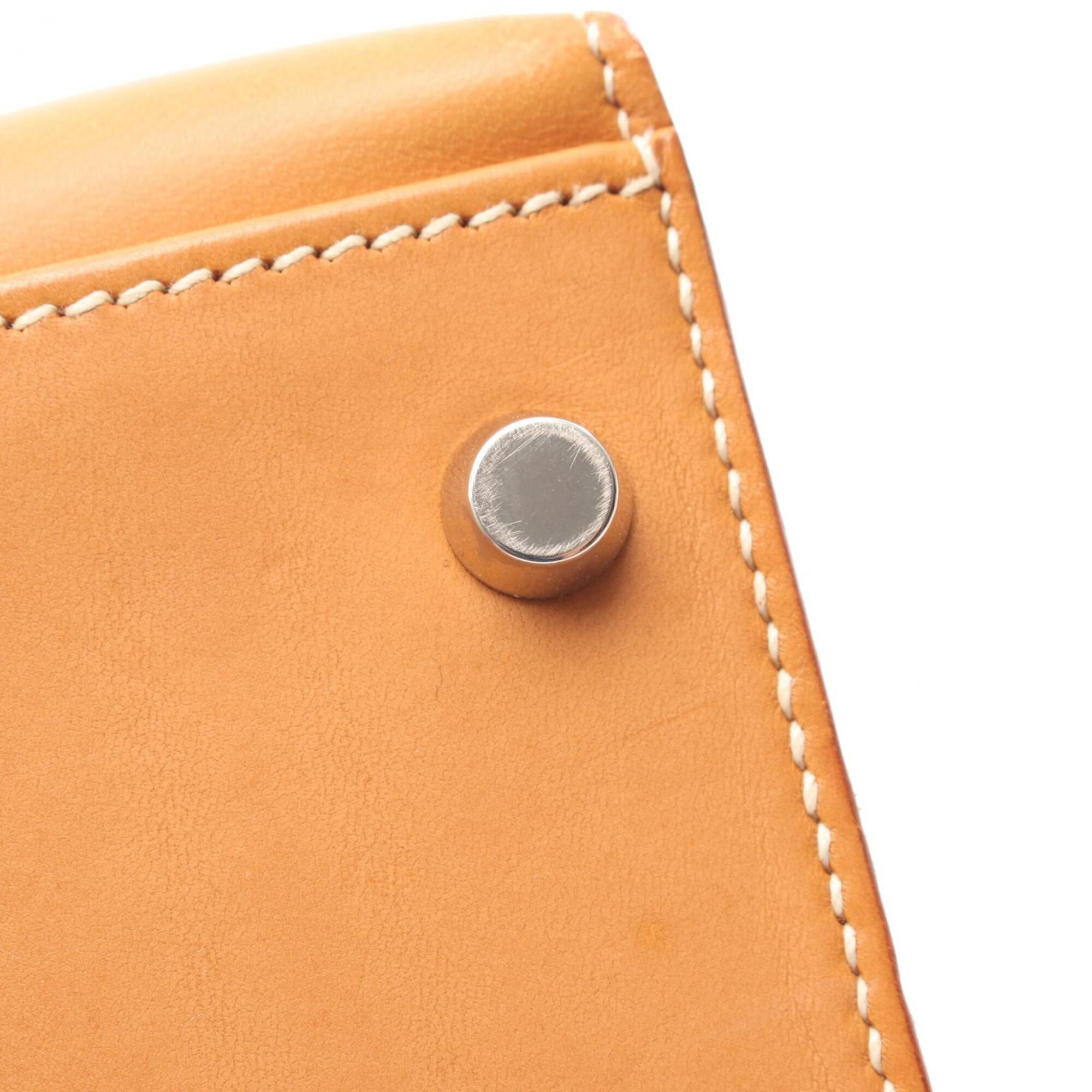 Hermes Brown Chamonix Leather Handbag (Pre-Owned)