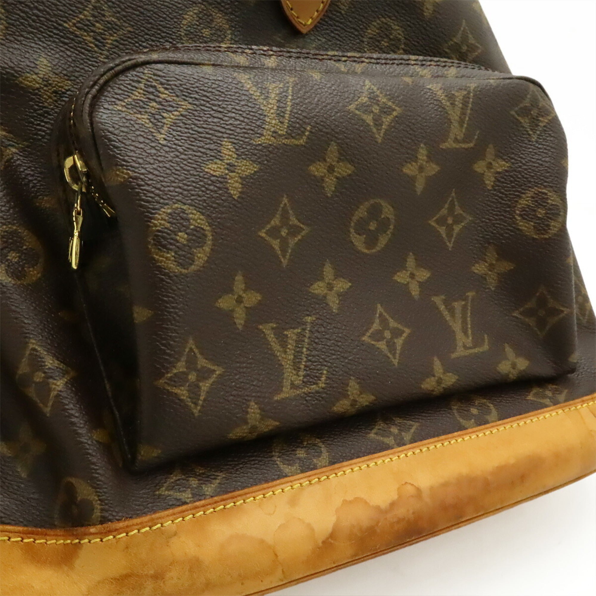 Louis Vuitton Brown Monogram Monogram Backpack Shoulder Bag (Pre-Owned)