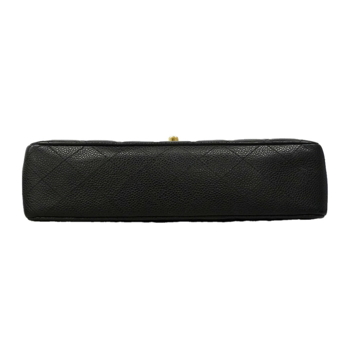 Chanel Black Grained Calfskin Shoulder Bag (Pre-Owned)
