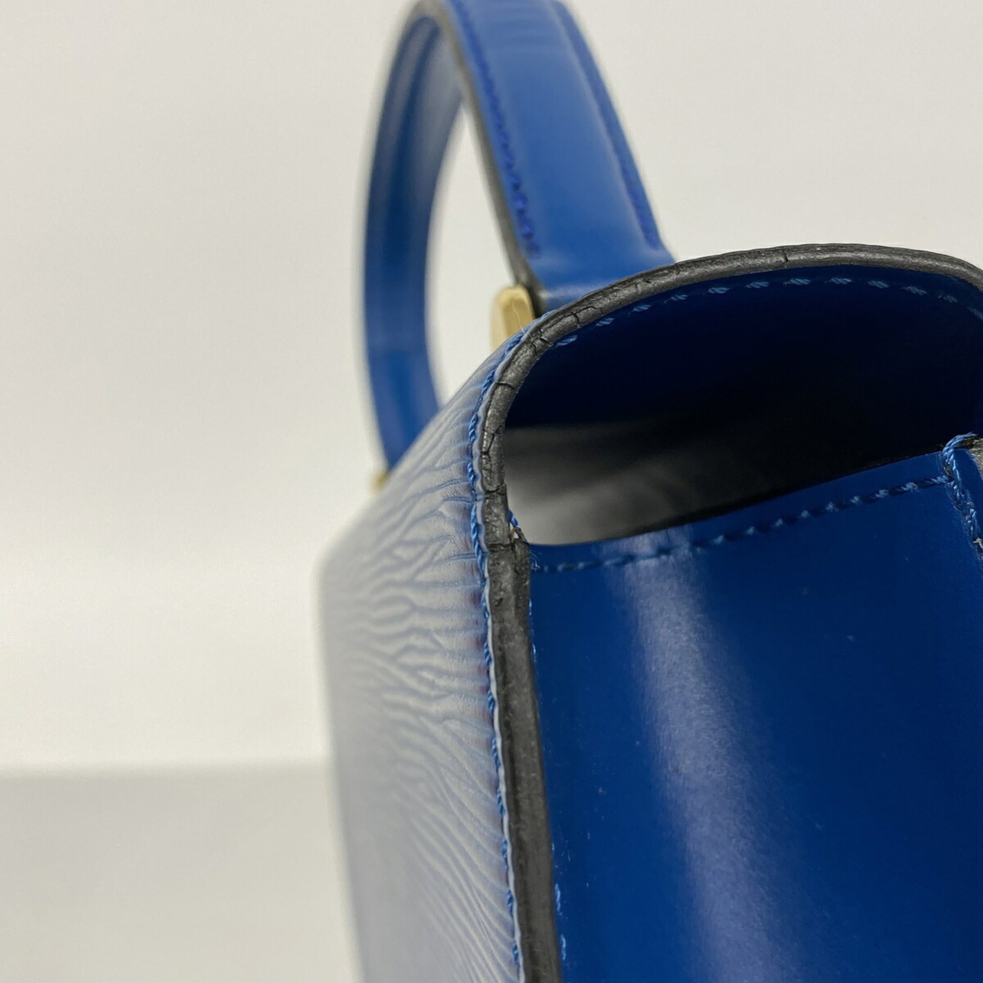 Louis Vuitton Toledo Blue Handbag (Pre-Owned)