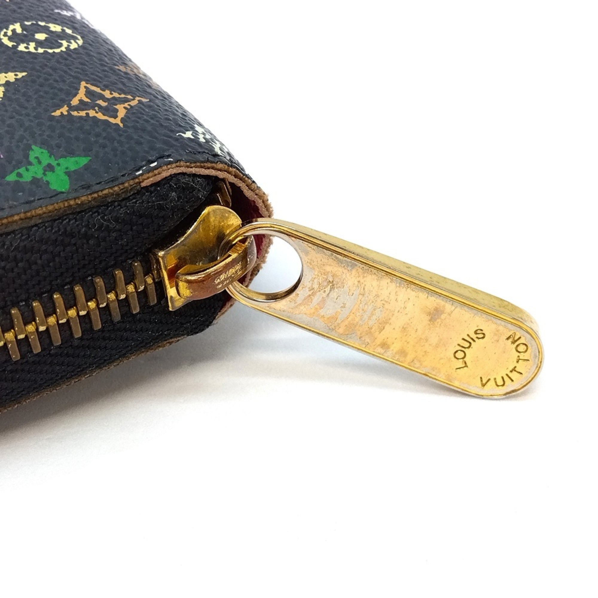 Louis Vuitton Black Multi-Color Noir Monogram Multicolore Long Wallet (Bi-Fold) (Pre-Owned)