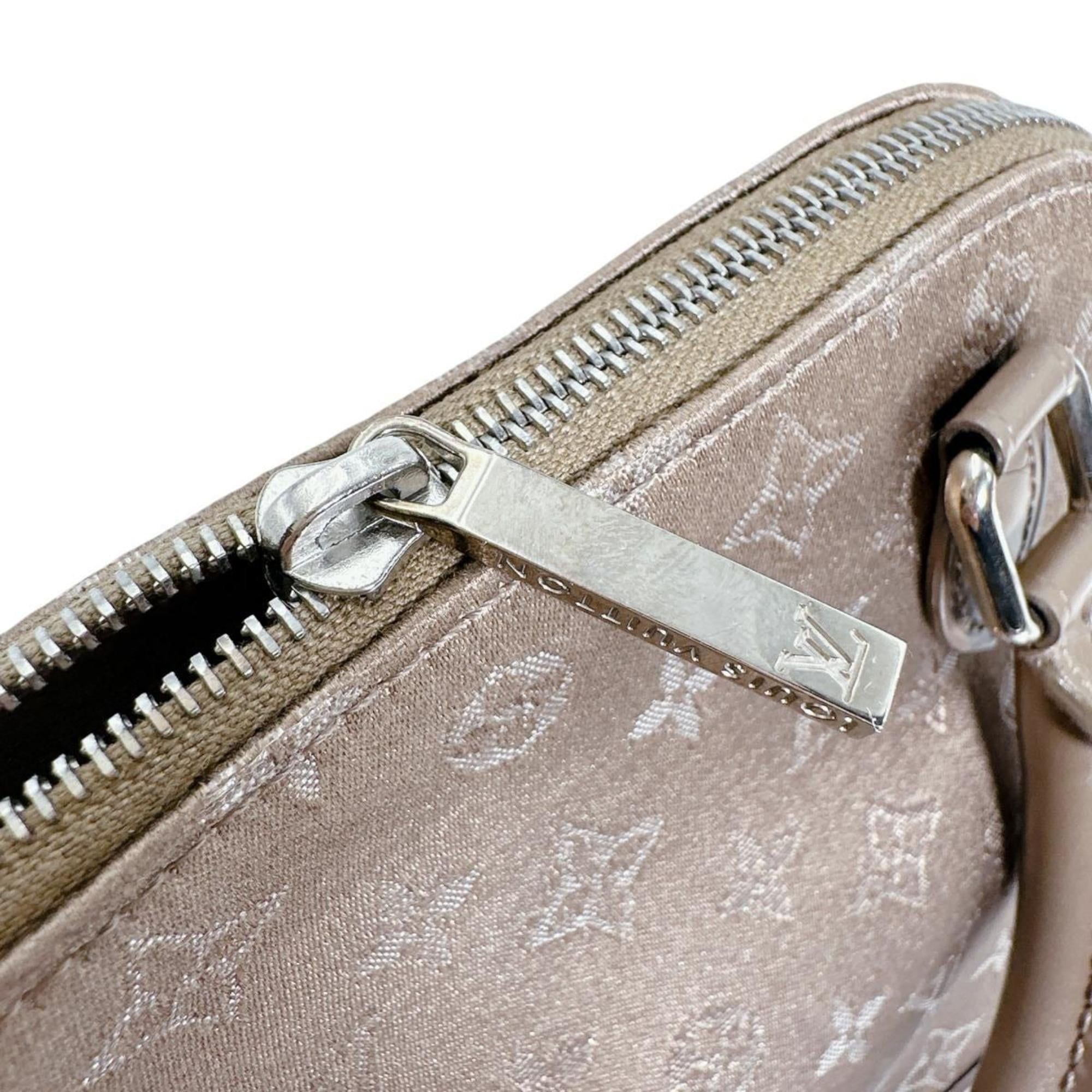 Louis Vuitton Beige Monogram Satin Pouch (Pre-Owned)