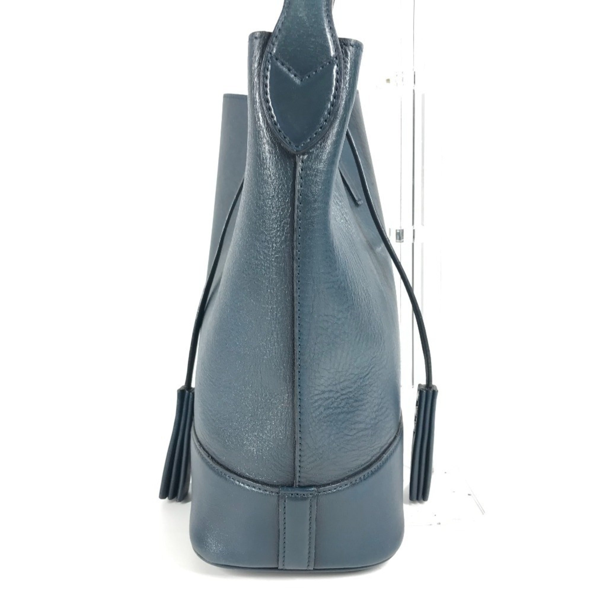 Louis Vuitton Blue Leather Pouch Shoulder Bag (Pre-Owned)