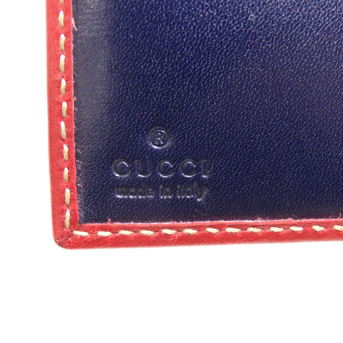 Gucci Navy Nylon Wallet (Bi-Fold) (Pre-Owned)