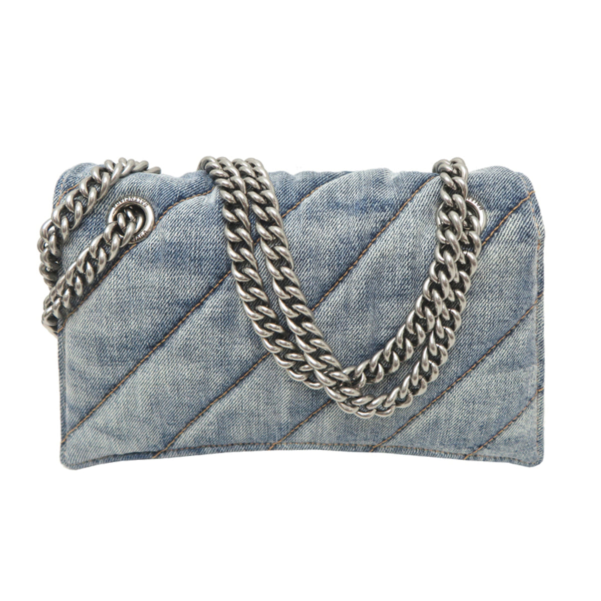 Balenciaga Blue Denim Shoulder Bag (Pre-Owned)