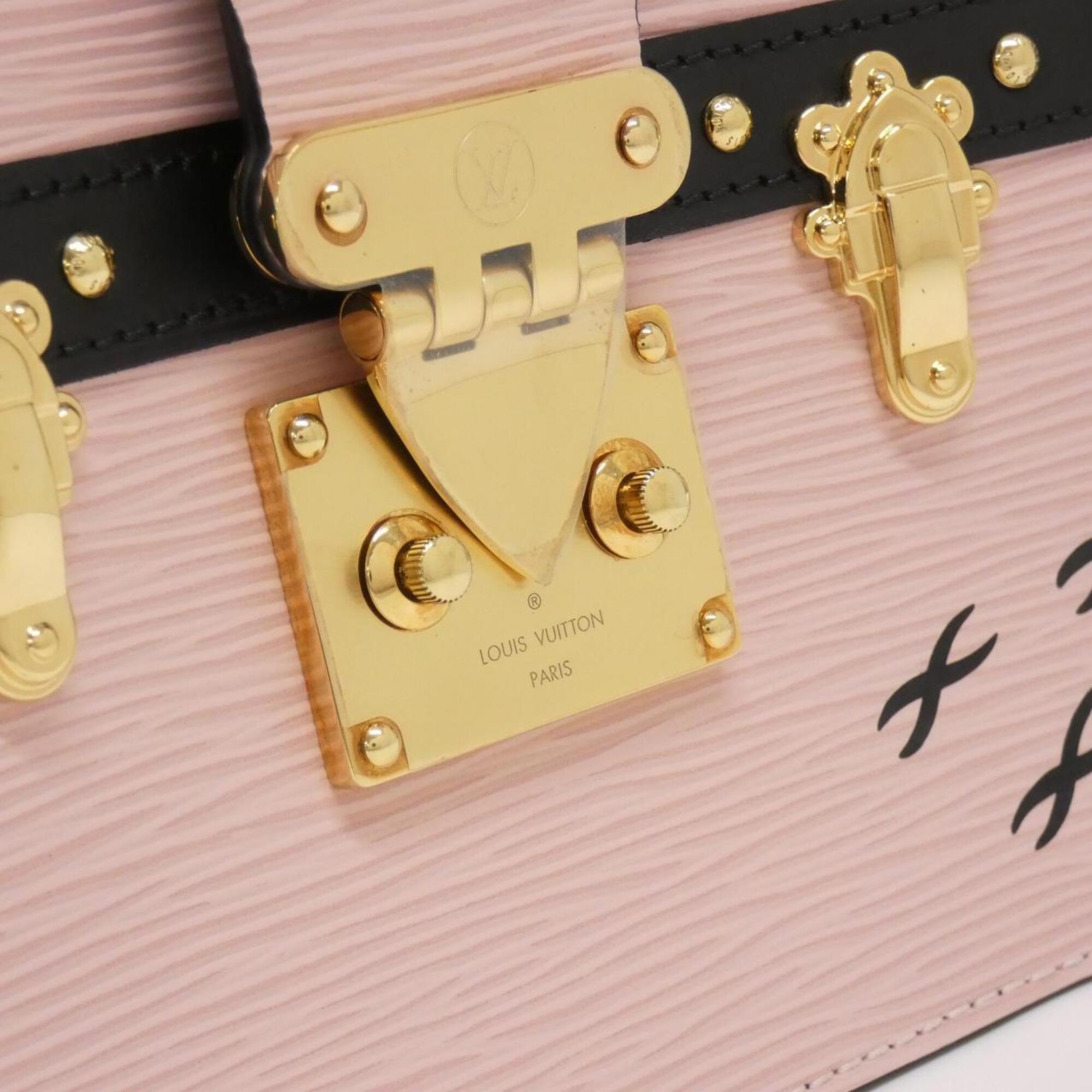 Louis Vuitton Pink Leather Shoulder Bag (Pre-Owned)