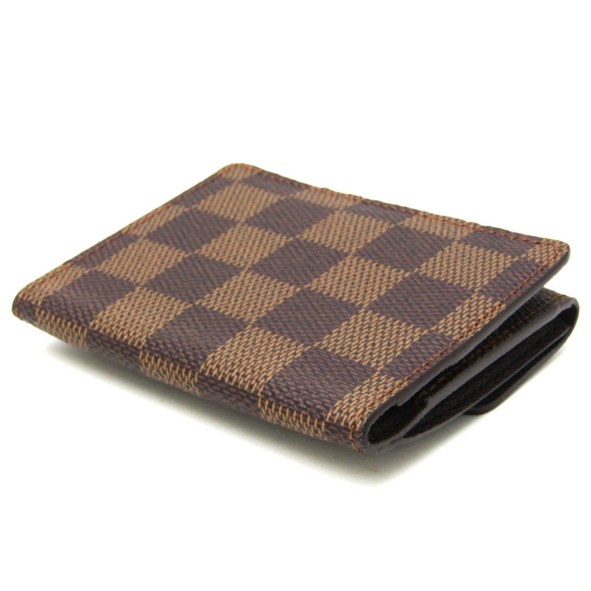 Louis Vuitton Damier Ebene Damier Canvas Coin Purse/Coin Case (Pre-Owned)