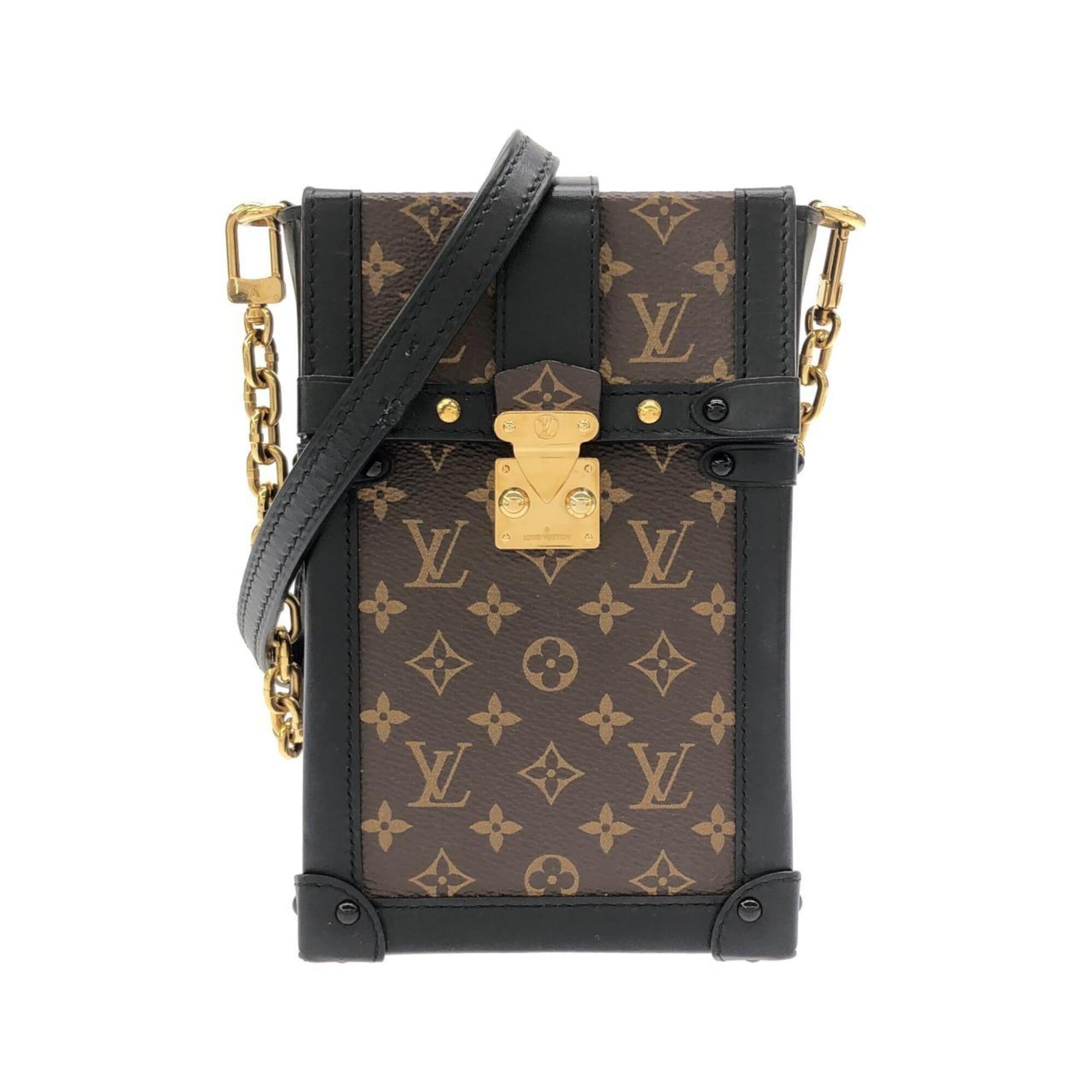 Louis Vuitton Marron Coated Canvas Pochette Shoulder Bag (Pre-Owned)