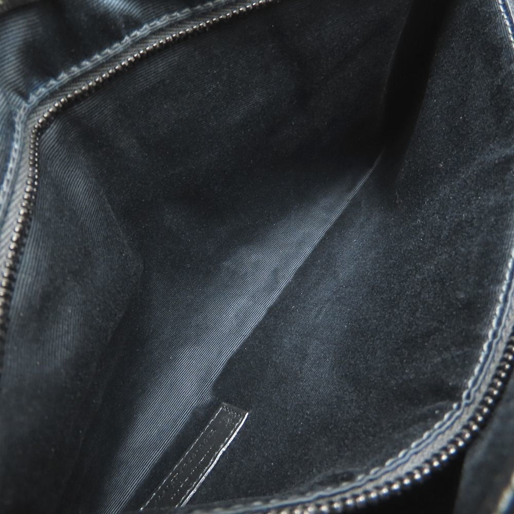 Yves Saint Laurent Black Leather Shoulder Bag (Pre-Owned)