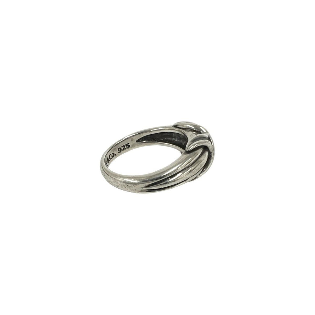 Tiffany Silver Silver 925 Band Ring (Pre-Owned)