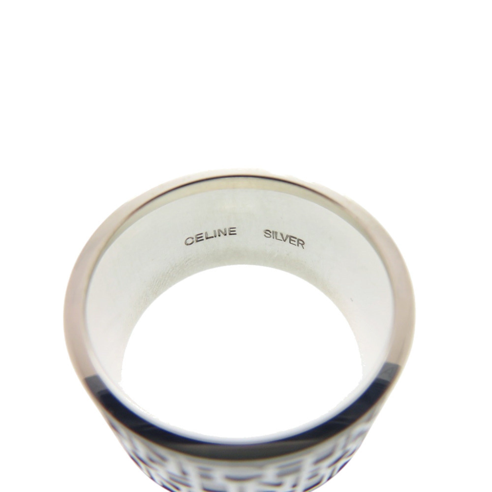 Celine Silver Silver 925 Band Ring (Pre-Owned)