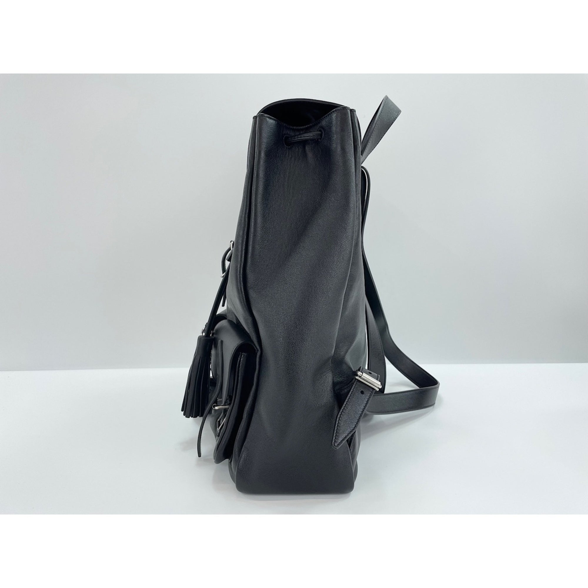 Yves Saint Laurent Black Backpack (Pre-Owned)