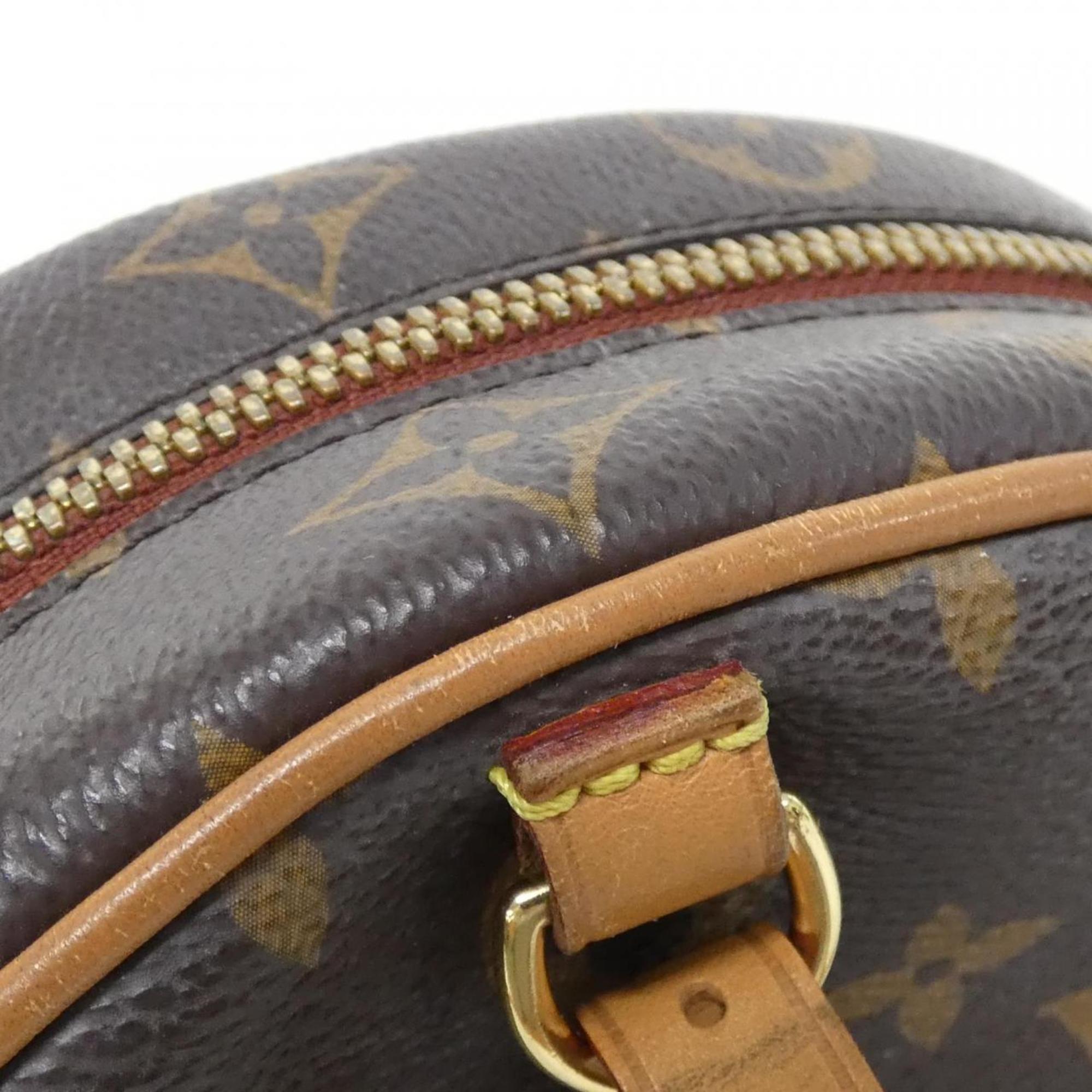Louis Vuitton Monogram Marron Coated Canvas Shoulder Bag (Pre-Owned)