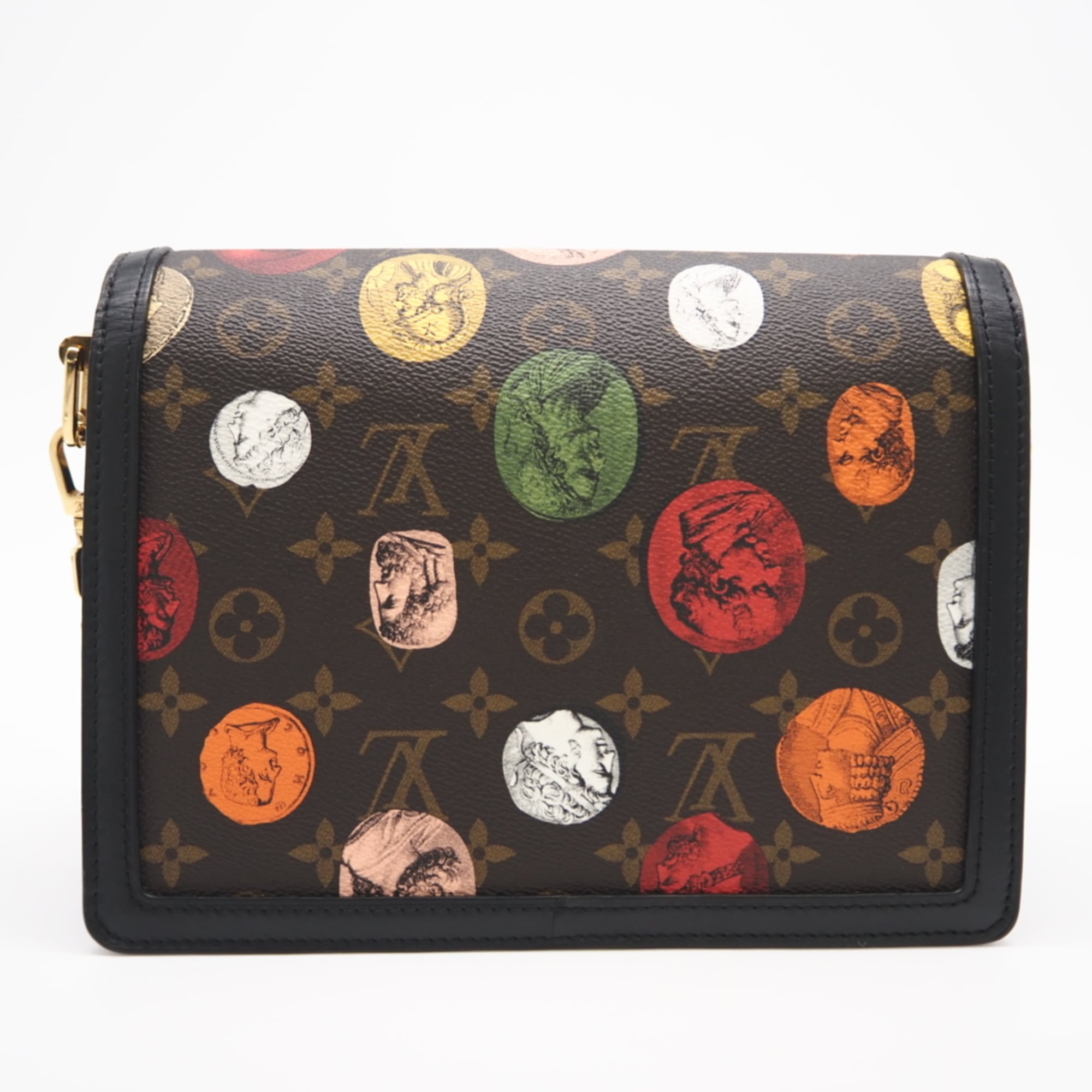 Louis Vuitton Multi-Color Coated Canvas Leather Shoulder Bag (Pre-Owned)
