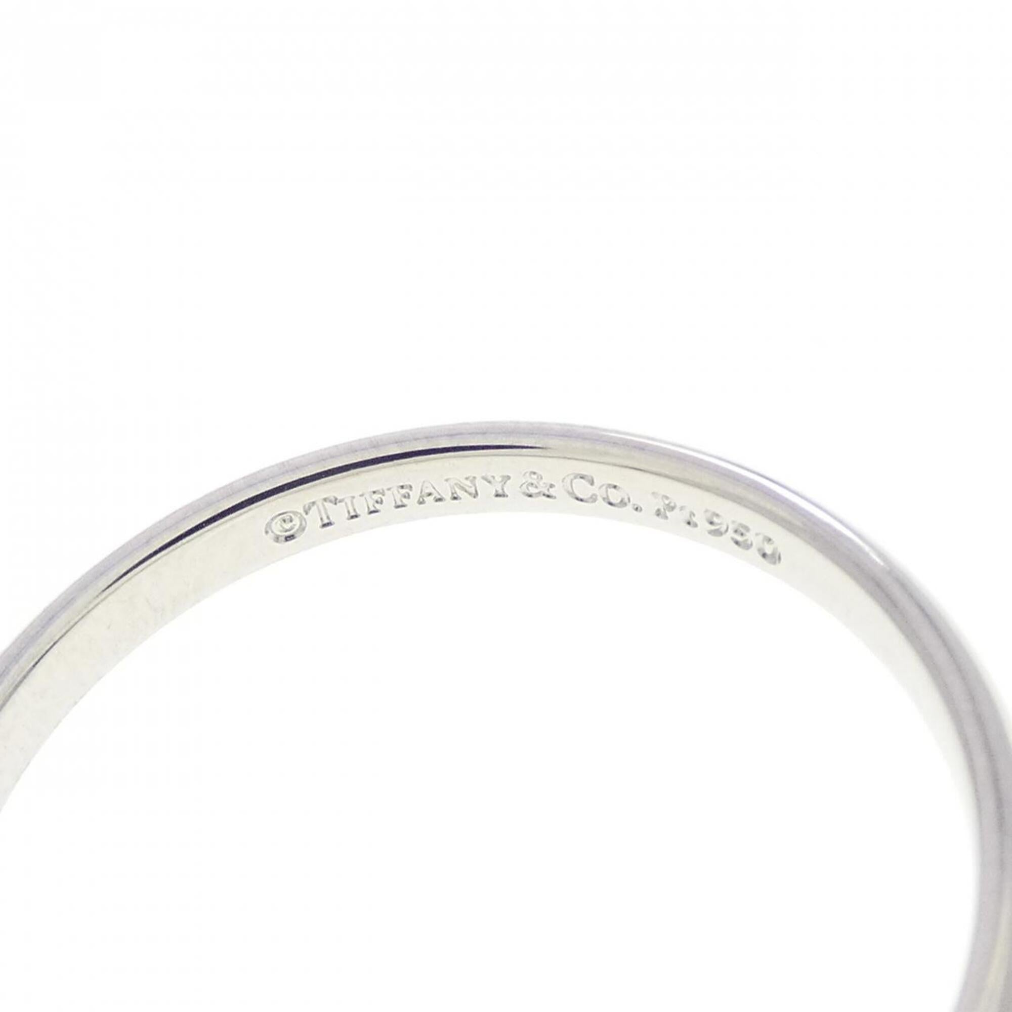 Tiffany Platinum Platinum 950 Band Ring (Pre-Owned)