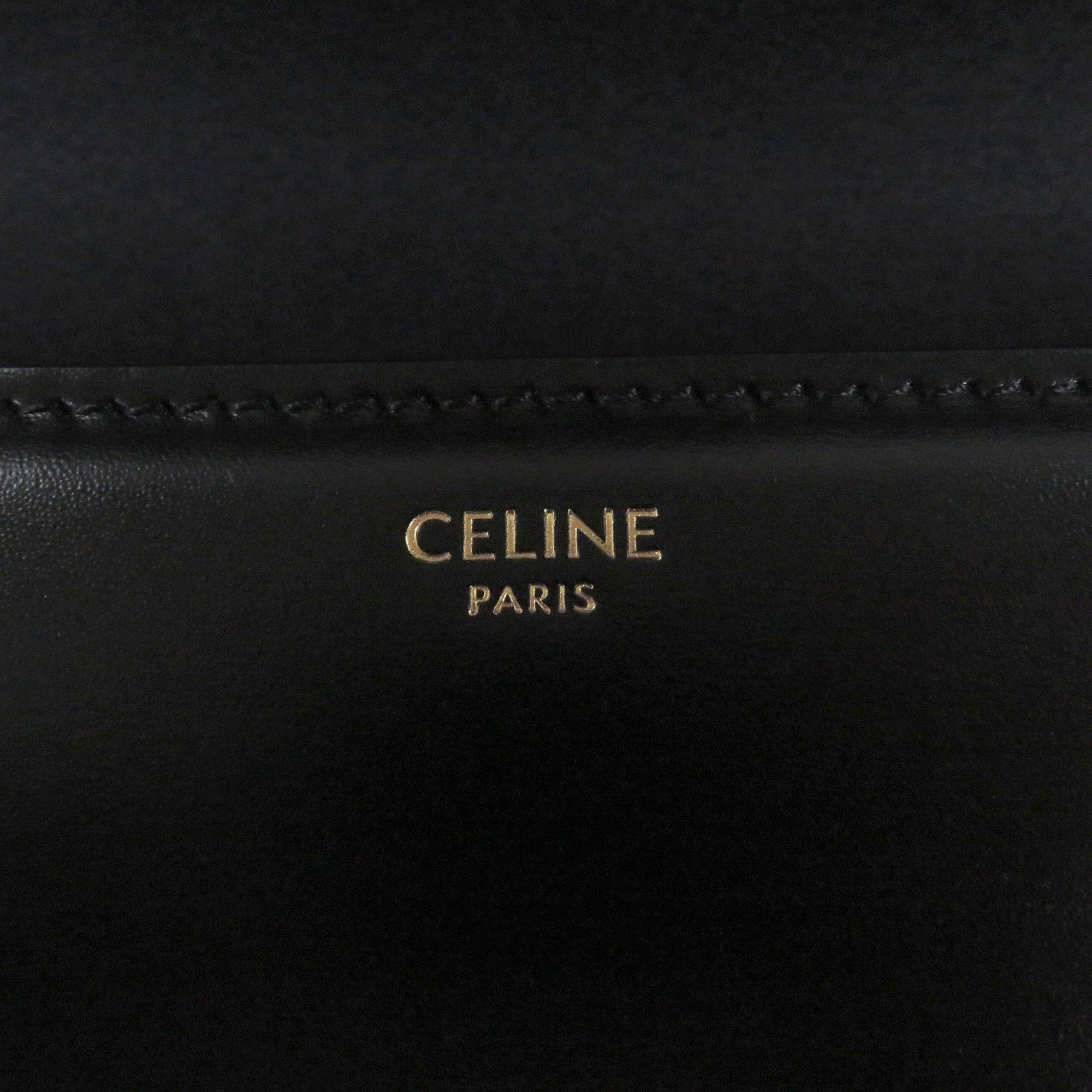 Celine Black Leather Shoulder Bag (Pre-Owned)