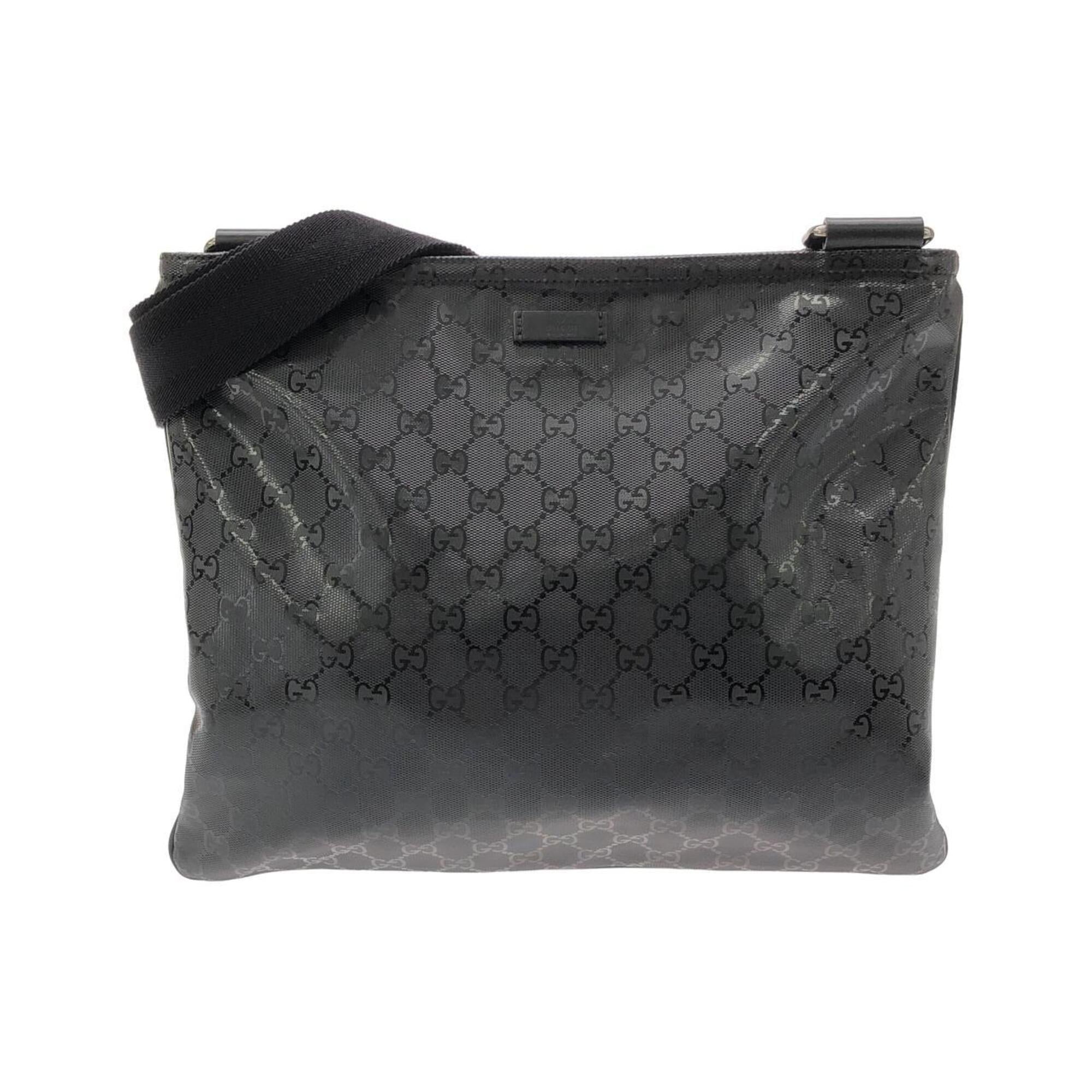 Gucci Black Gg Imprimé Shoulder Bag (Pre-Owned)