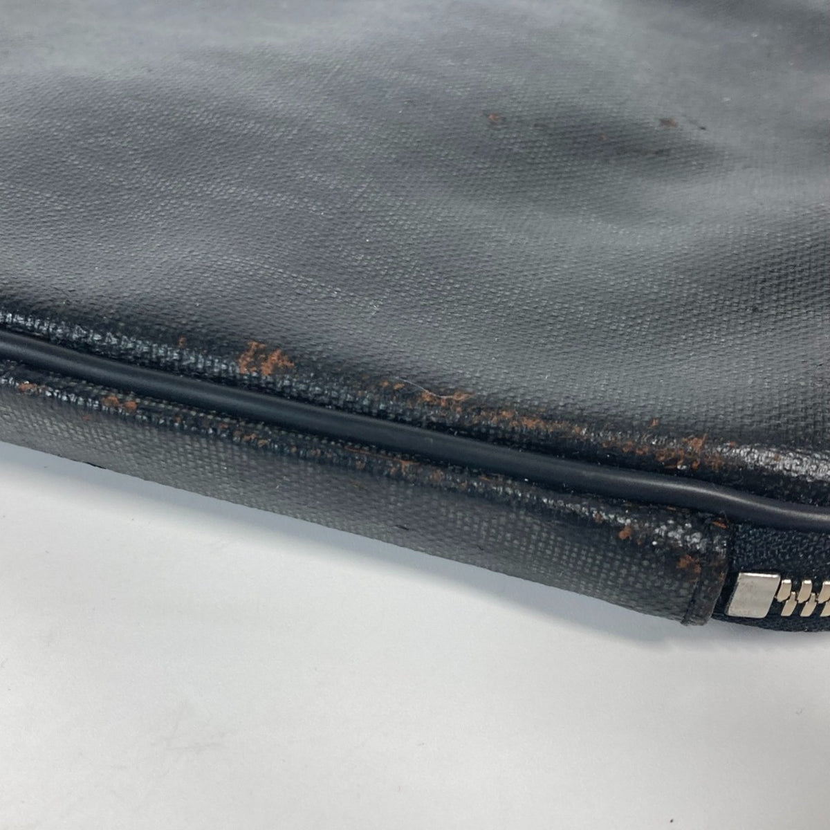 Christian Dior Black Pvc Clutch Bag Pouch (Pre-Owned)