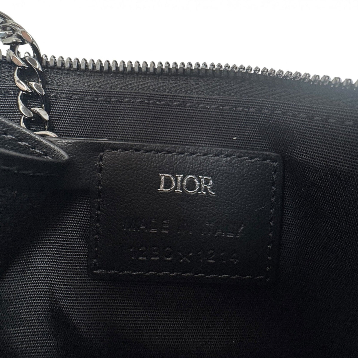 Christian Dior Black Leather Coin Purse/Coin Case (Pre-Owned)