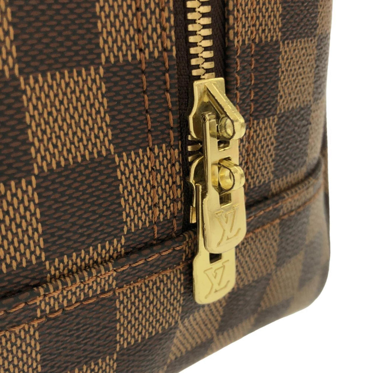 Louis Vuitton Brown Coated Canvas Handbag (Pre-Owned)